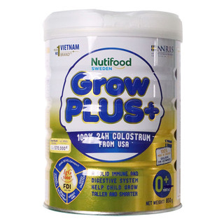 Sữa bột NutiFood Growplus vàng 0+ 850g sữa non