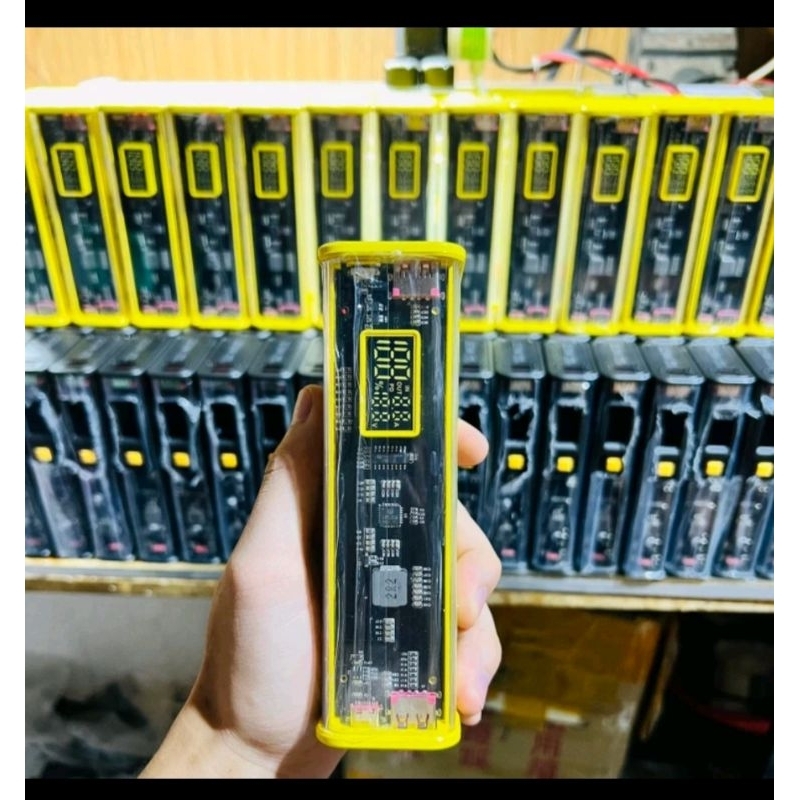 Sạc Dự Phòng Trong Suốt 20.000mAh Sạc nhanh Q.C 22.5W.Bảo hành 6 tháng