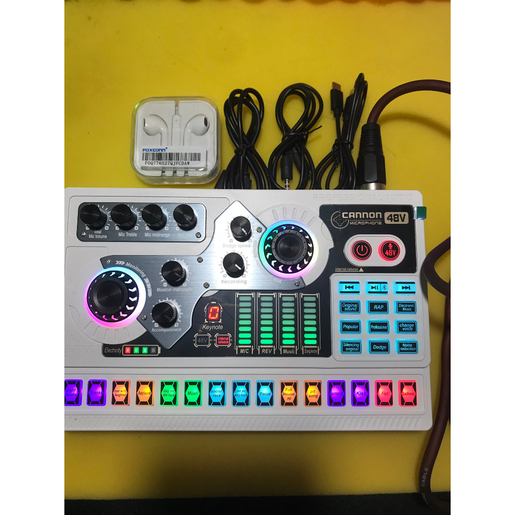 Bộ Sound Card X5, Micro TAKSTAR PC K200 kèm tai nghe Hát Autotune, Livestream, Thu Âm