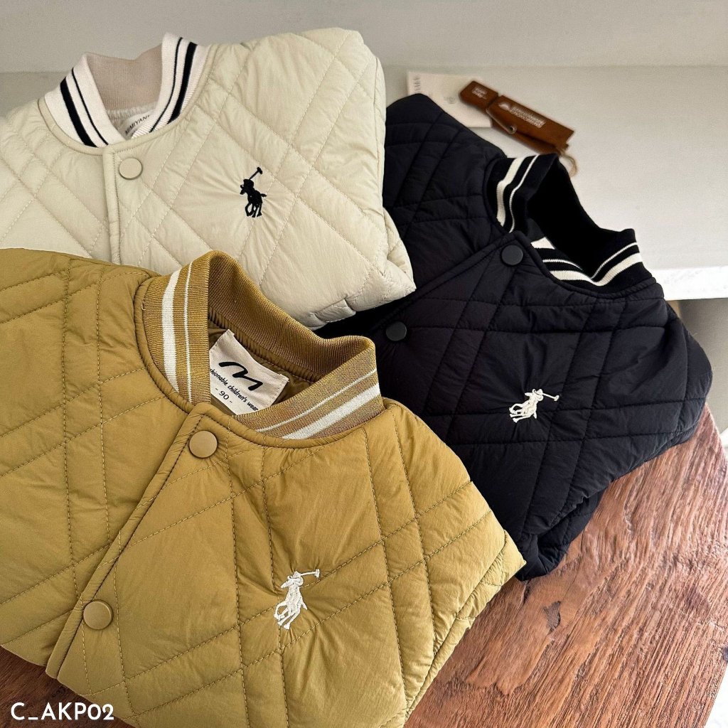 Áo khoác cho bé trai, áo khoác thu đông EMBES KIDS từ 11kg đến 31kg