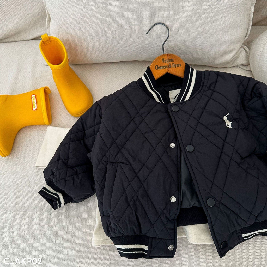 Áo khoác cho bé trai, áo khoác thu đông EMBES KIDS từ 11kg đến 31kg