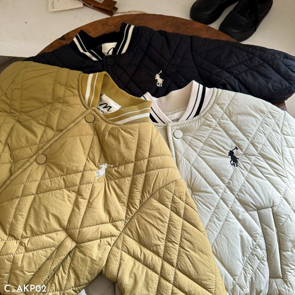 Áo khoác cho bé trai, áo khoác thu đông EMBES KIDS từ 11kg đến 31kg