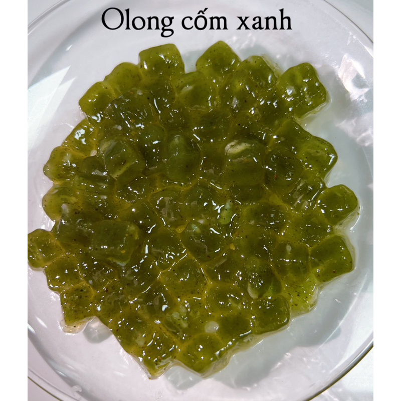 Olong cốm xanh vuông