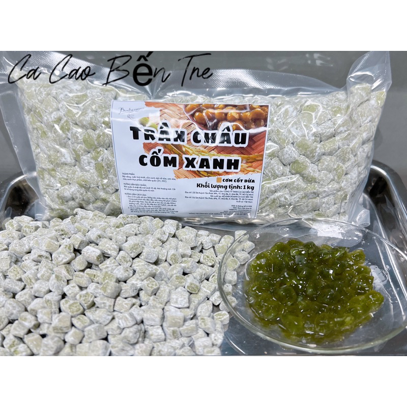 Olong cốm xanh vuông