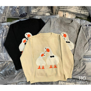Áo len thêu hai con vịt Nana21 Nanastore21
