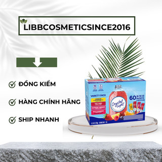Bột pha nước trái cây Crystal Light dành cho người ăn kiêng, keto, das, bệnh đường huyết.