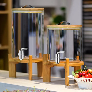 Bình ngâm, bình đựng nước thuỷ tinh chịu nhiệt có vòi rót cao cấp