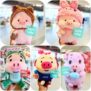 Gấu bông heo dễ thương, heo miniso nhồi bông ú ù đáng yêu