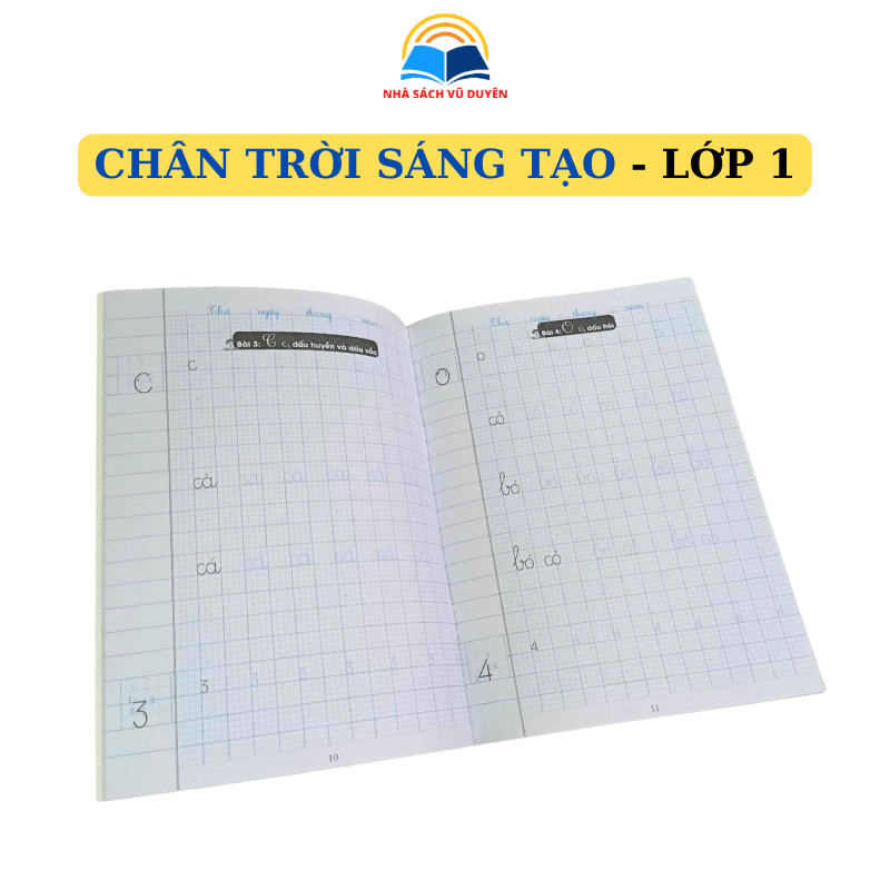 Sách - Vở Ô Li Có Chữ Viết Mẫu Lớp 1 - Theo Chương Trình SGK Chân Trời Sáng Tạo