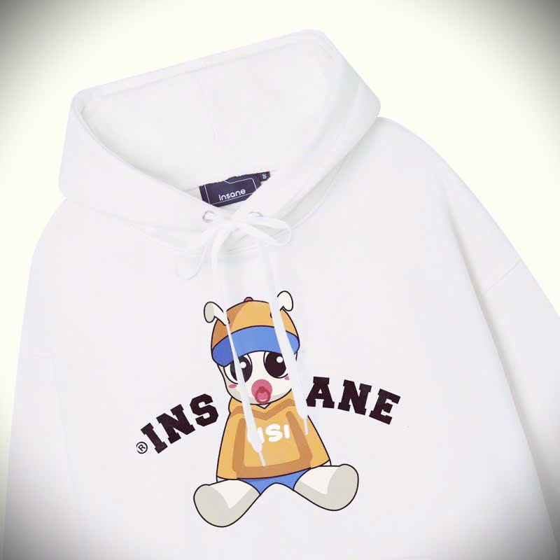 Áo Hoodie INSANE l Freaky Bear, Áo Hoodie Nam Nữ Unisex , Áo Khoác Hoodie Cặp Đôi Local Brand Form Rộng Có Mũ Hàn Quốc C