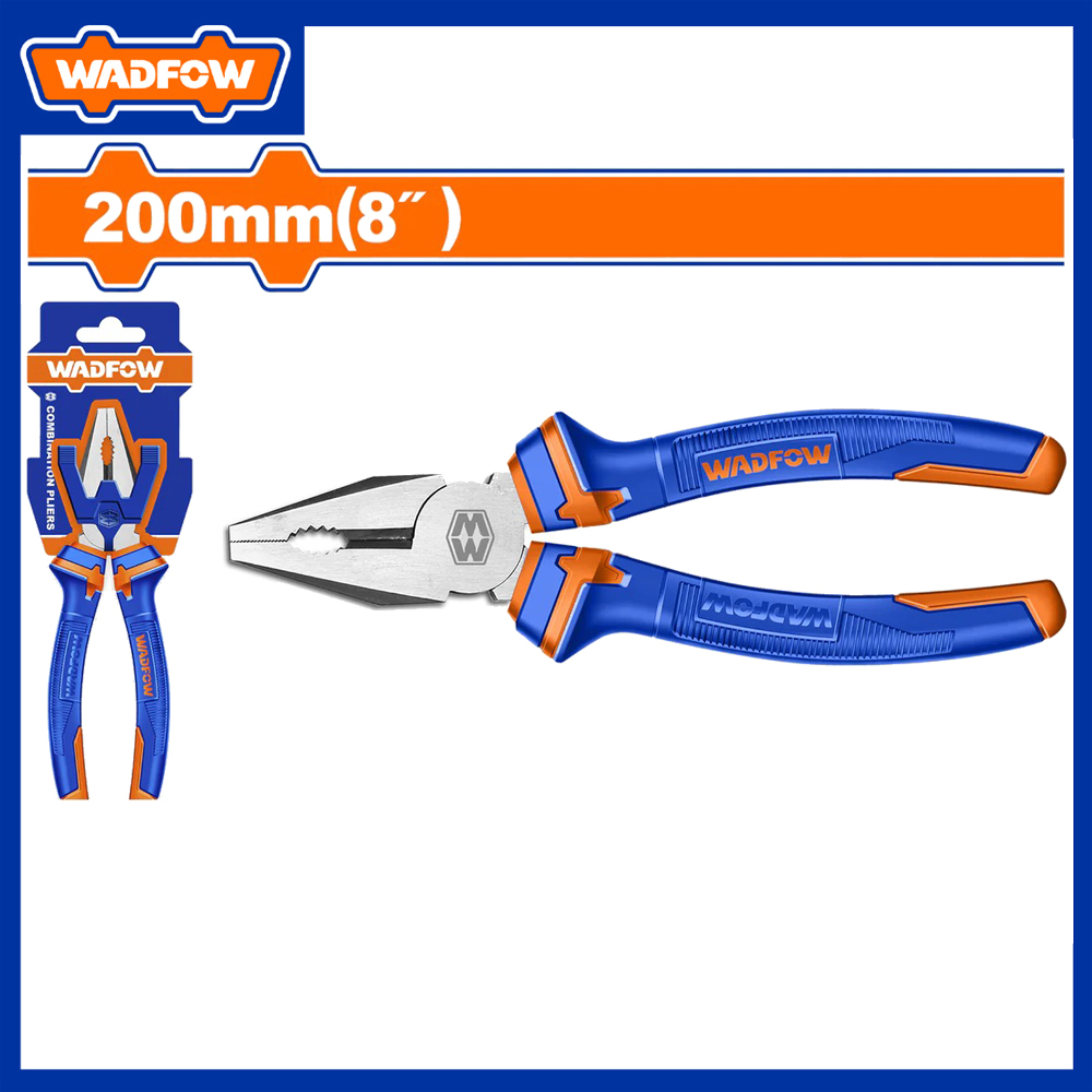 Kìm răng,điện 8"/200 WPL1C08 , 7''/180mm WPL1C07, 6''/160mm WPL1C06, Chất liệu thép carbon chống rỉ Wadfow