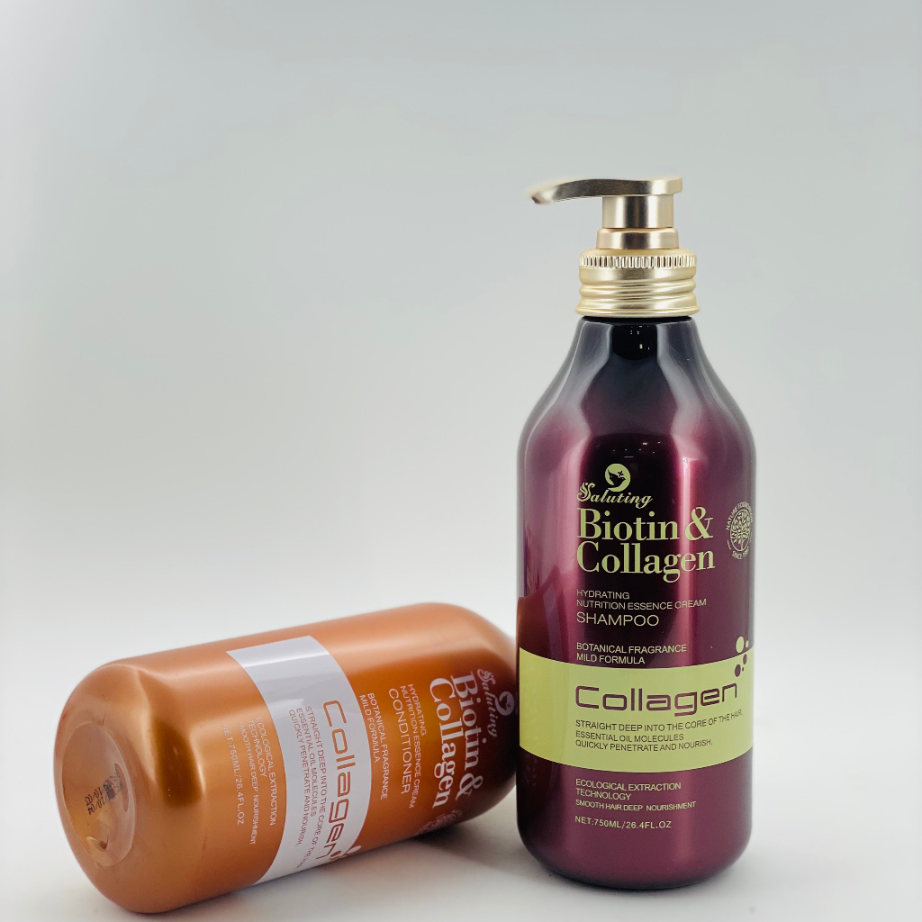 Gội Xả Biotin & Collagen SALUTING dầu cặp