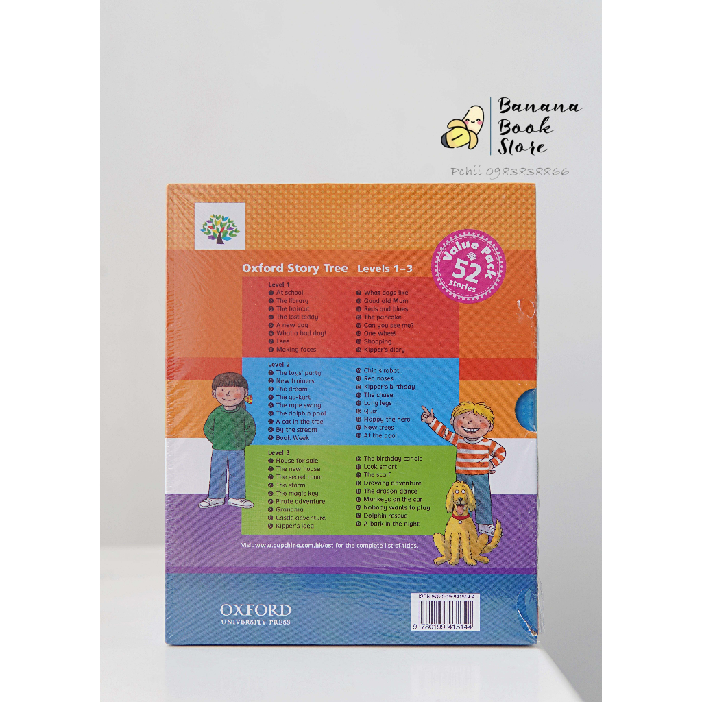 Bộ series Oxford Story Tree level 1-3, Có audio 52q