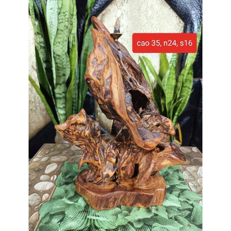 Lũa mini gỗ Ngọc Am hàng tuyển chọn: Decor, xông trầm, ghép lan, cắm hoa, nhiều mẫu
