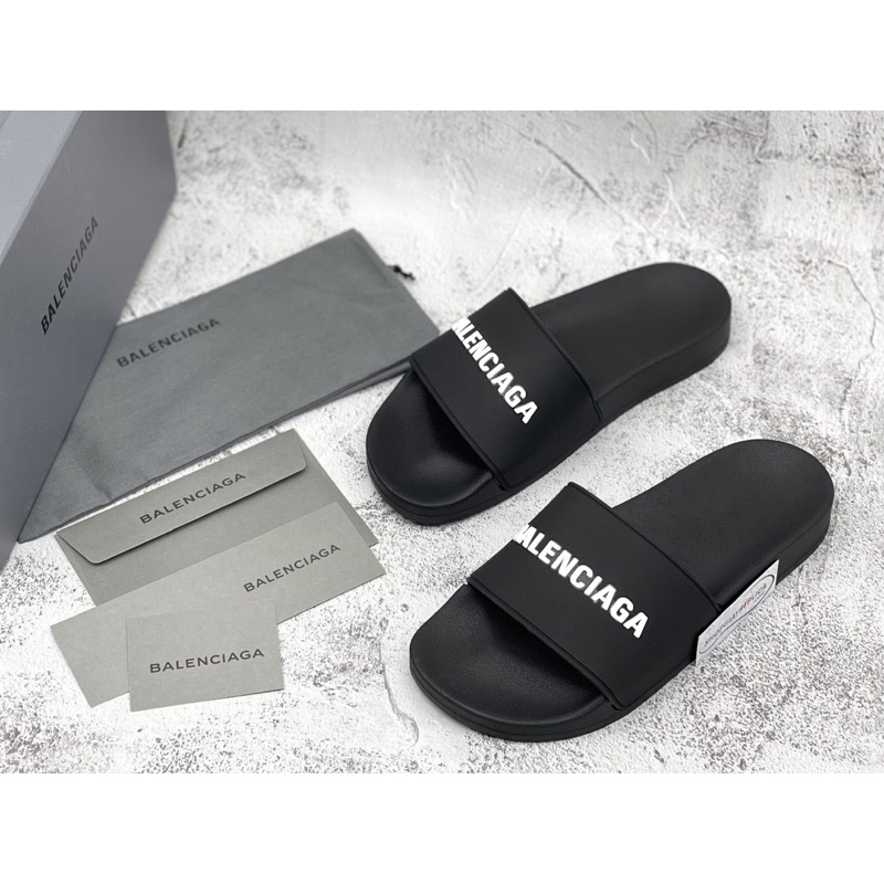 ⚡TOP BÁN CHẠY⚡Dép nam quai ngang Balen, Dép Balenciaga mẫu cổ điển, đế đúc!!!!