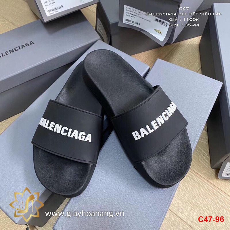 ⚡TOP BÁN CHẠY⚡Dép nam quai ngang Balen, Dép Balenciaga mẫu cổ điển, đế đúc!!!!