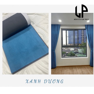 Rèm cửa sổ chính,cửa sổ màu xanh dương,chống nắng tốt,giá cả siêu rẻ