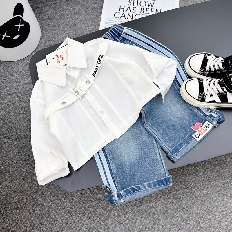 Set bộ cho bé gái siêu ngầu