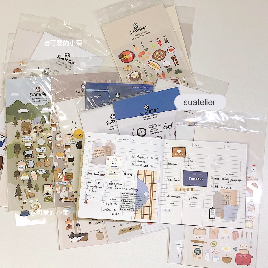 STICKER SUATELIER HÌNH DÁN HÀN QUỐC - VĂN PHÒNG PHẨM