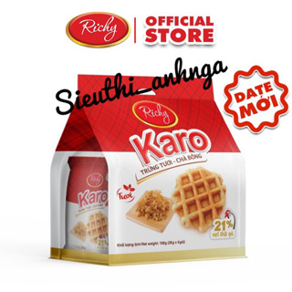 Bánh tươi chà bông karo richy bịch 6 Chiếc 156g