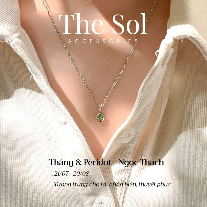Dây Chuyền/ Vòng Cổ May Mắn Theo Tháng Sinh The Birthstone by thesol.accessories