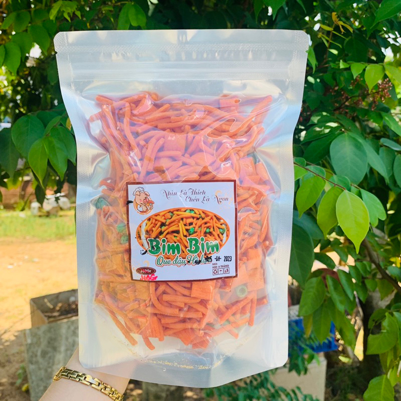 500g Bim Bim que đậu Hà Lan cay cay tuổi thơ