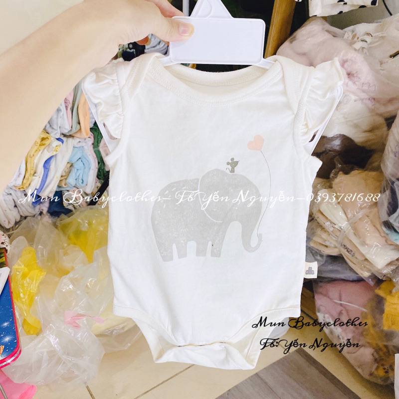 Body chip cánh tiên xuất dư xịn cho bé gái