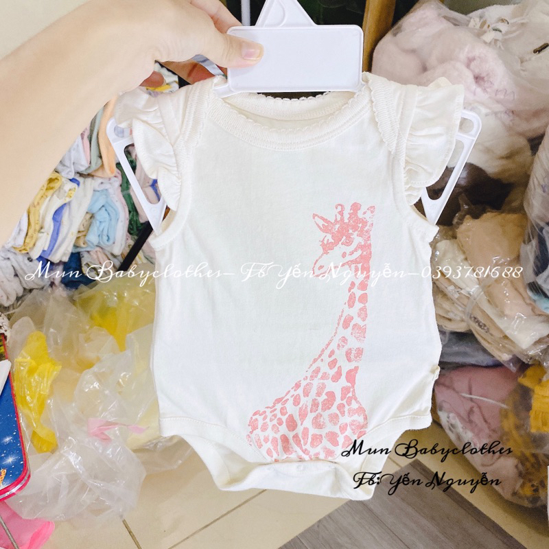 Body chip cánh tiên xuất dư xịn cho bé gái