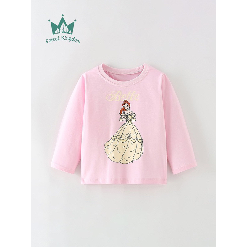 Áo phông cotton dài tay bé gái nhiều hình xinh xắn dễ thương quảng châu cao cấp