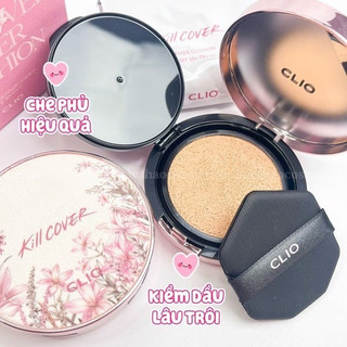 {Thanh lý nghỉ bán} PHẤN NƯỚC CLIO KILL COVER FIXER CUSHION 3-BY date 07.2025