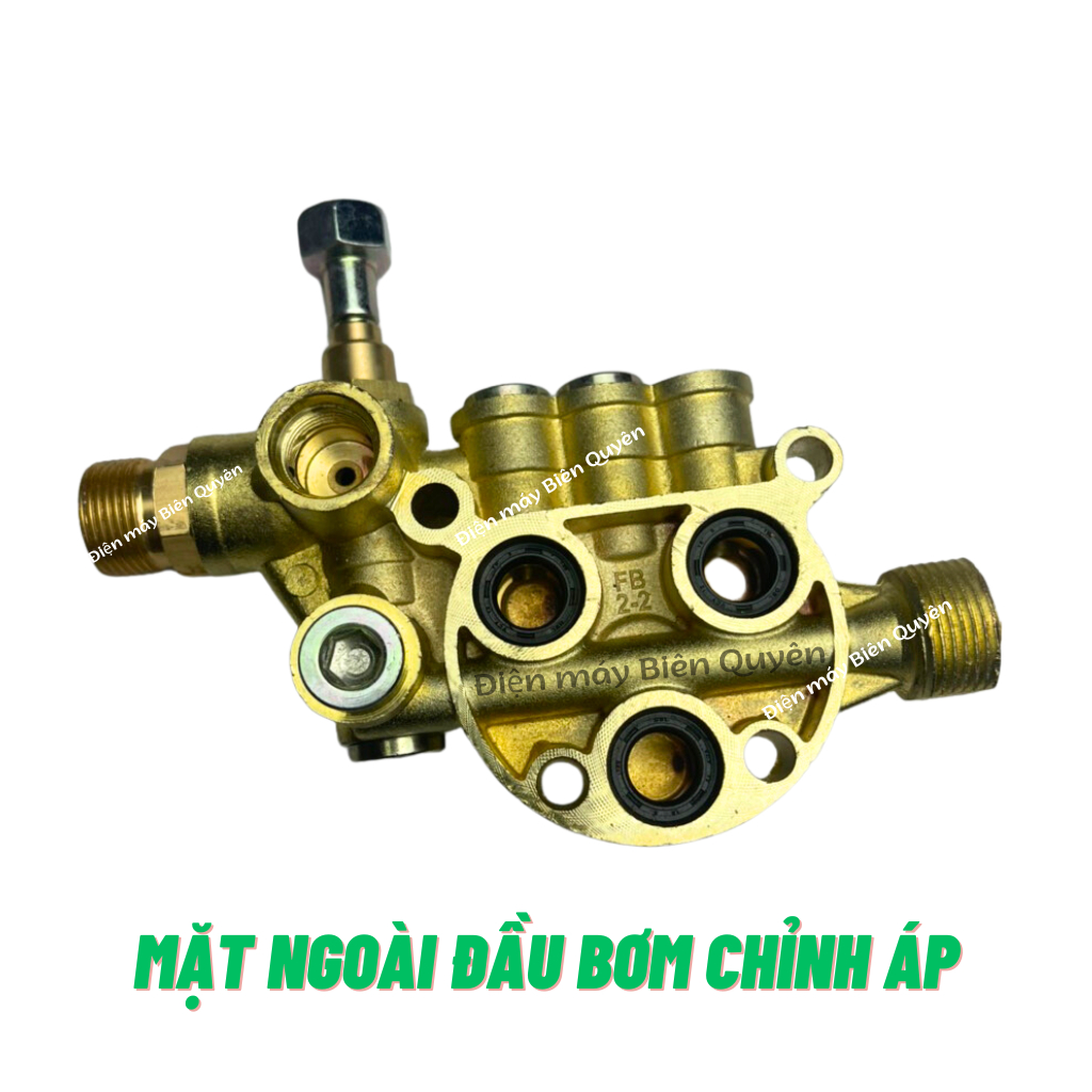 Đầu bơm máy rửa xe, Mặt Ngoài Đầu bơm máy rửa xe mini có chỉnh áp