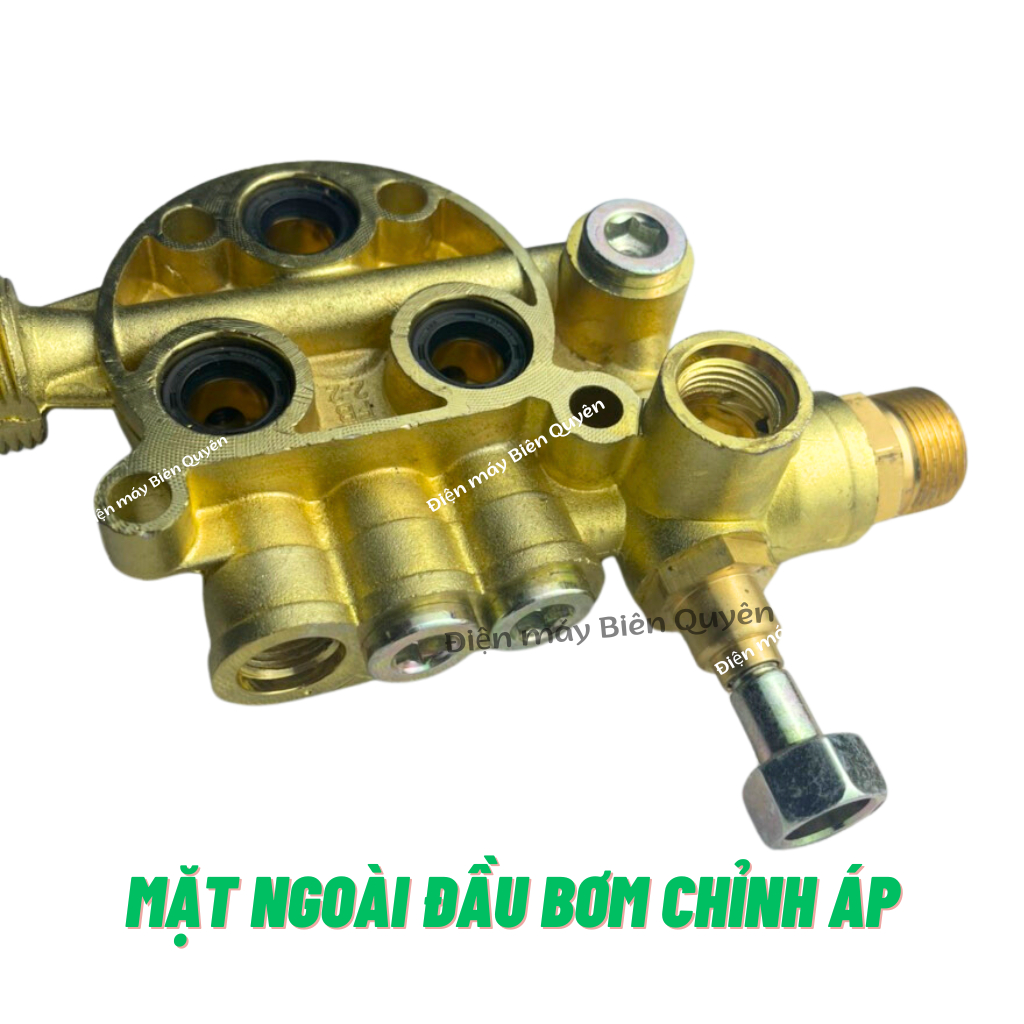 Đầu bơm máy rửa xe, Mặt Ngoài Đầu bơm máy rửa xe mini có chỉnh áp