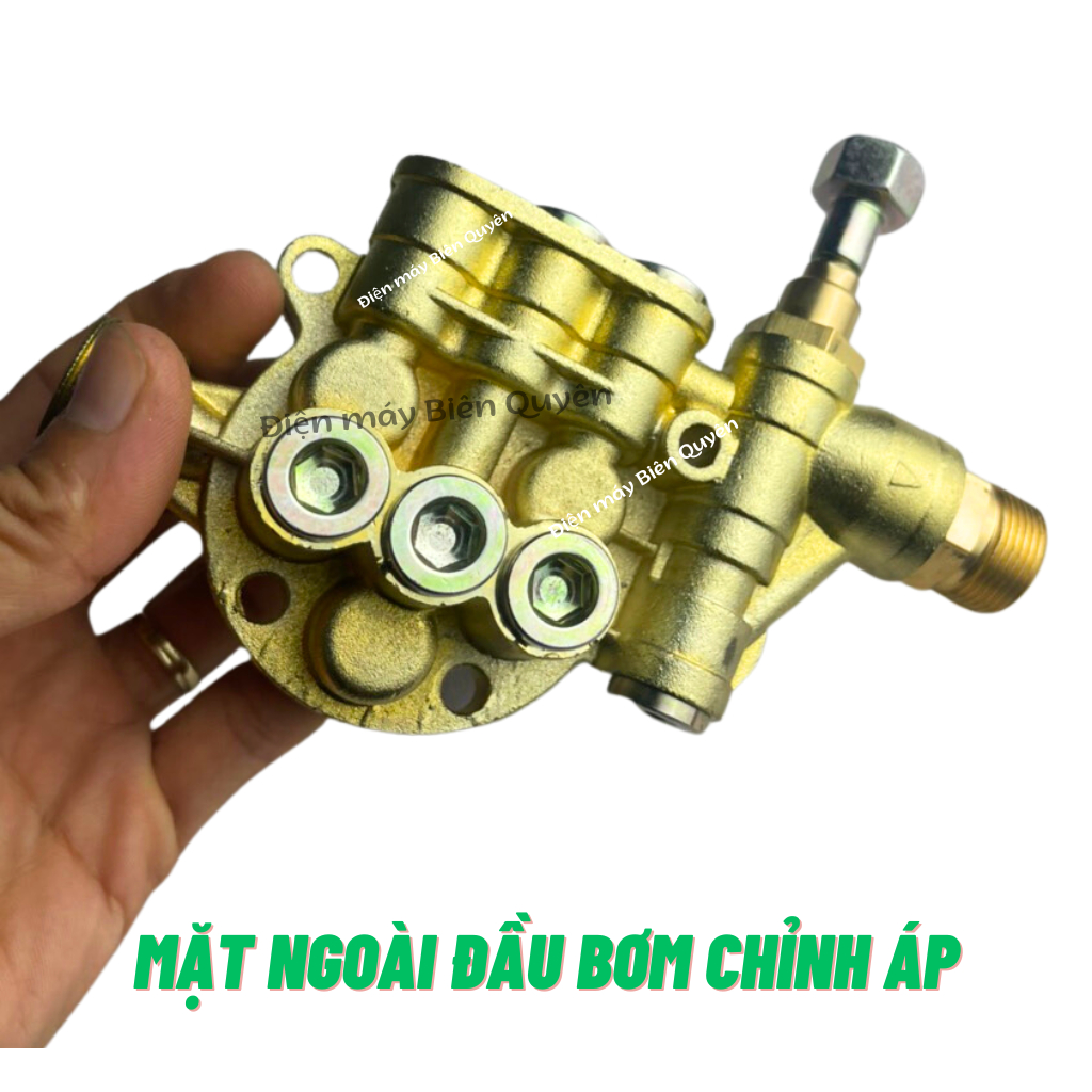 Đầu bơm máy rửa xe, Mặt Ngoài Đầu bơm máy rửa xe mini có chỉnh áp