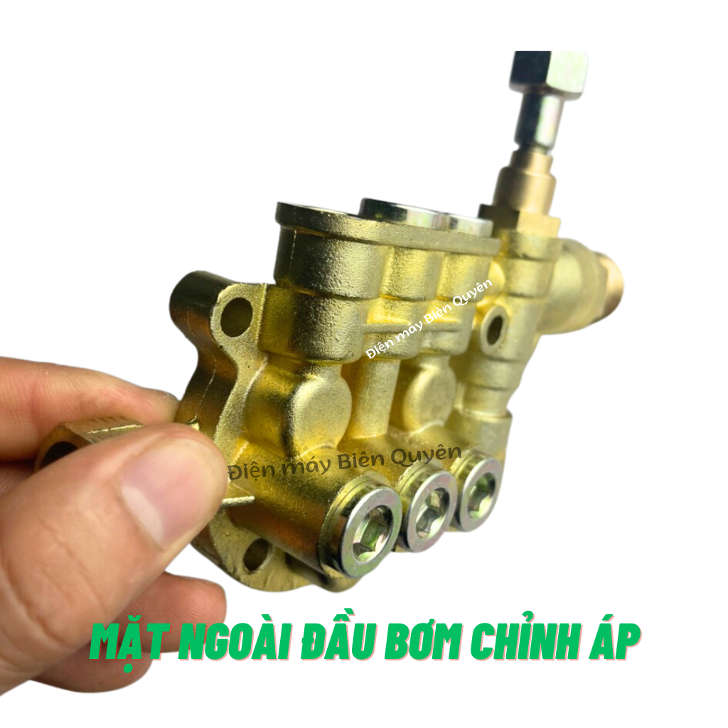 Đầu bơm máy rửa xe, Mặt Ngoài Đầu bơm máy rửa xe mini có chỉnh áp