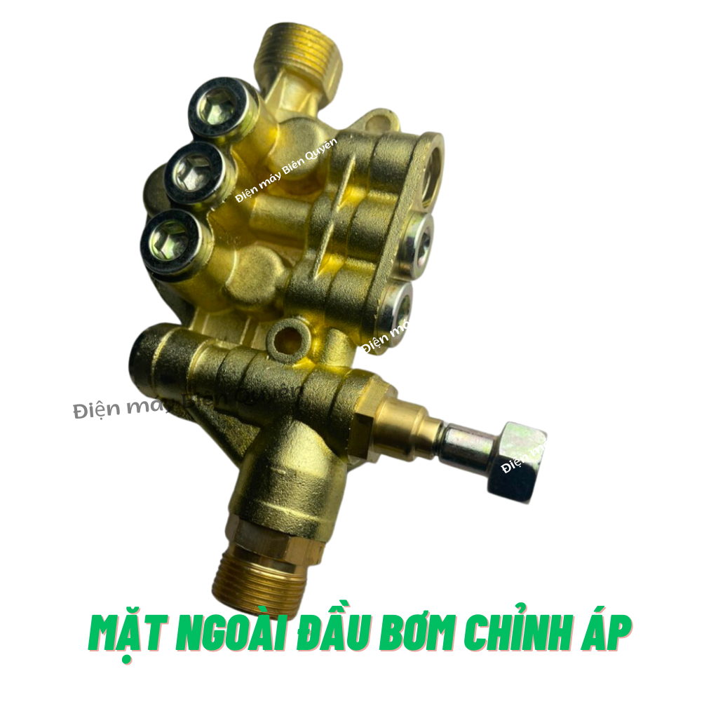 Đầu bơm máy rửa xe, Mặt Ngoài Đầu bơm máy rửa xe mini có chỉnh áp