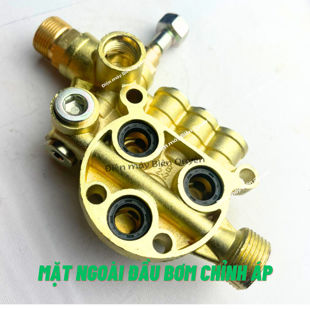 Đầu bơm máy rửa xe, Mặt Ngoài Đầu bơm máy rửa xe mini có chỉnh áp