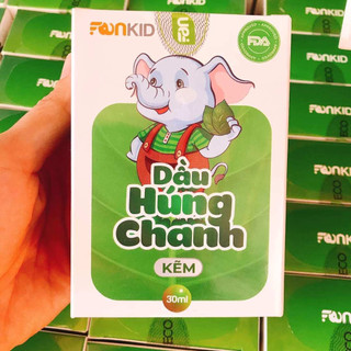 Dầu Húng Chanh Kẽm 30Ml Faneco, Tinh Dầu Húng Chanh Kẽm giảm ho, sổ mũi hỗ trợ tăng cường miễn dịch tự nhiên