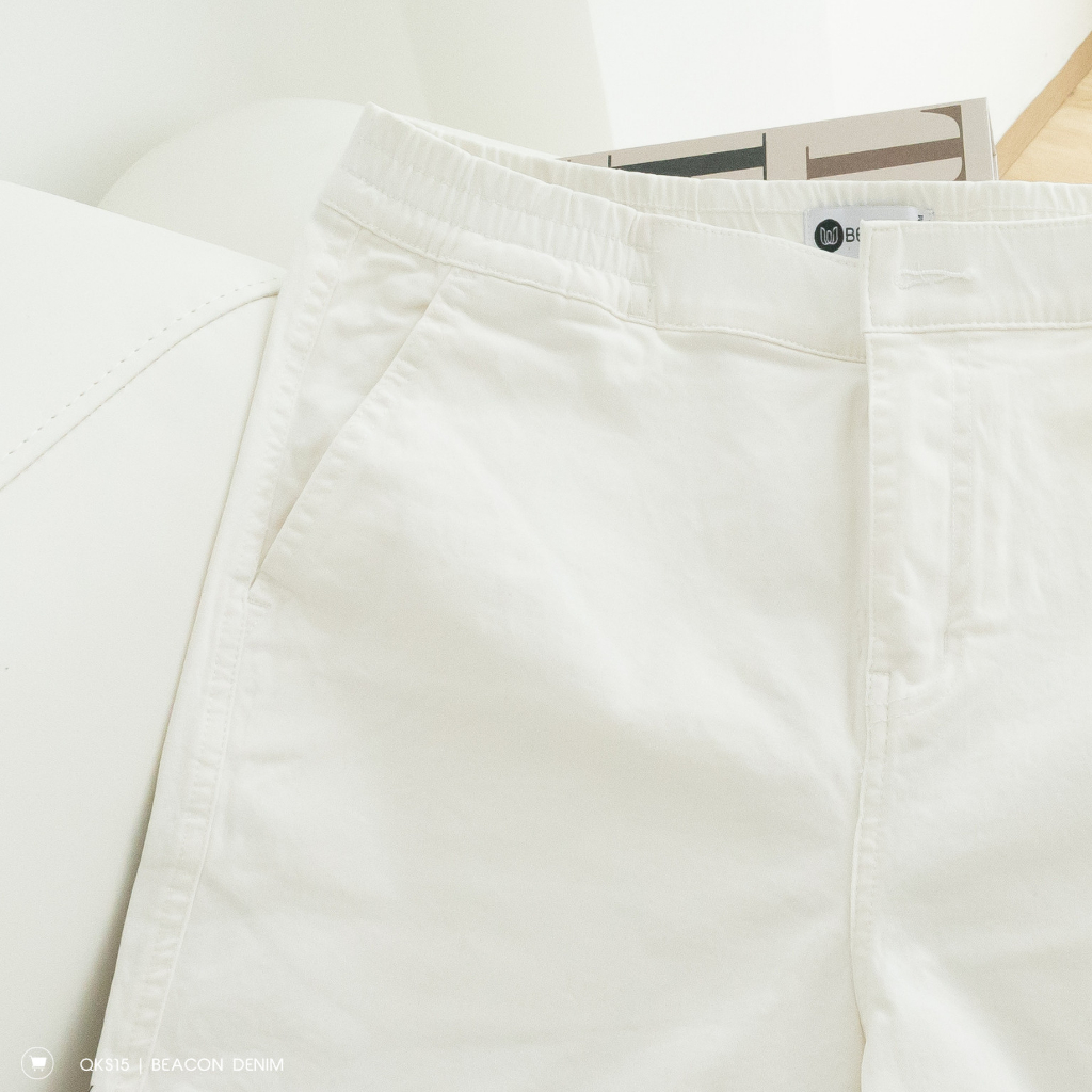 Quần Kaki Short Nam 4 Màu BEACON DENIM Form Regular Fix Phong Cách Trẻ Trung, Dễ Mang QKS15