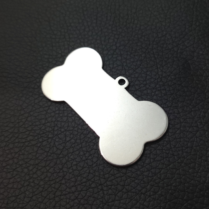 Thẻ tên, tag chó mèo chất liệu inox