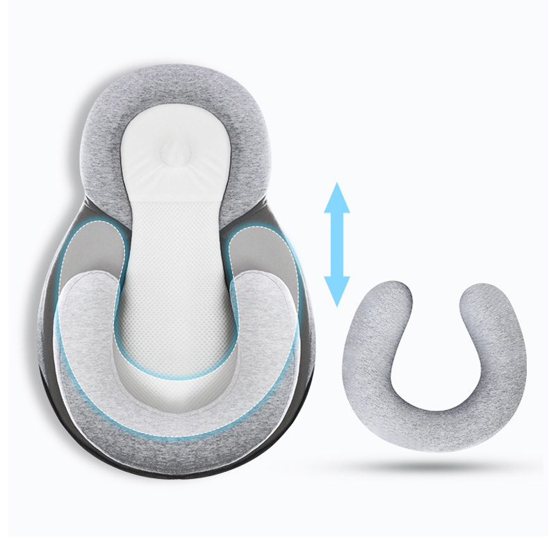 Gối Chống Trào Ngược Cho Trẻ Sơ Sinh Mumkid Chất Liệu Cotton, Polyester An Toàn Cho Bé, Đệm Ngủ Đúng Tư Thế Cho Bé