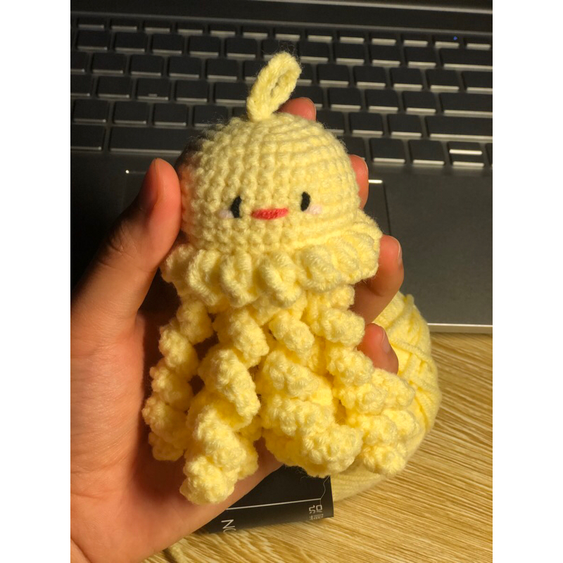 Bạch tuộc len cà nhính handmade DIY
