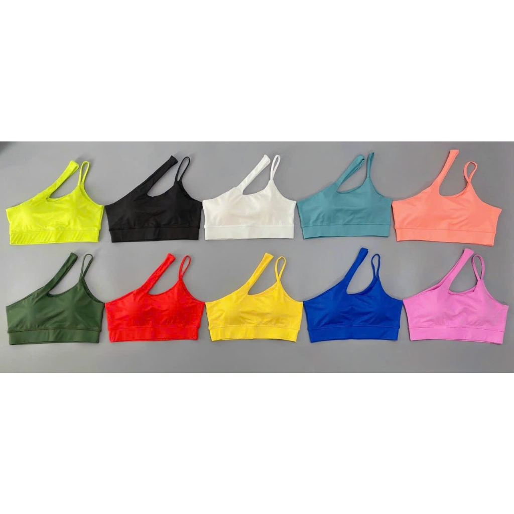 ÁO Bra lệch vai thun poly