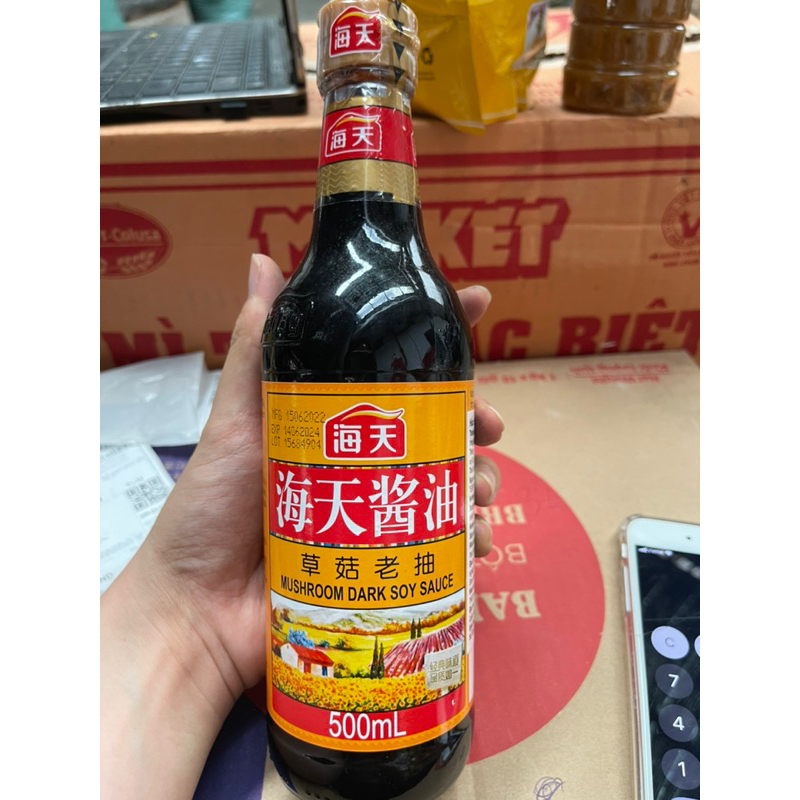 Hắc xì dầu hương nấm 500ml