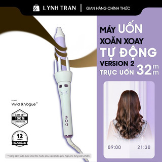 Máy uốn xoăn xoay tự động 32mm Vivid&Vogue Version 2