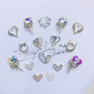 Charm nail - charm đính móng - charm trái tim
