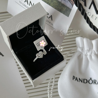 Nhẫn bạc nữ - Nhẫn tim Pan.dora đơn giản bạc ta ( có hộp + túi )