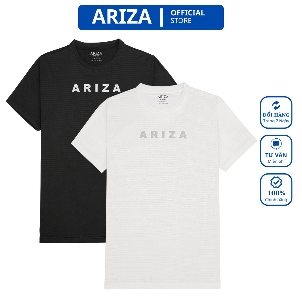 Áo thể thao nam Ariza Running Dri-Breathe thấm hút thoáng mát DRSU01