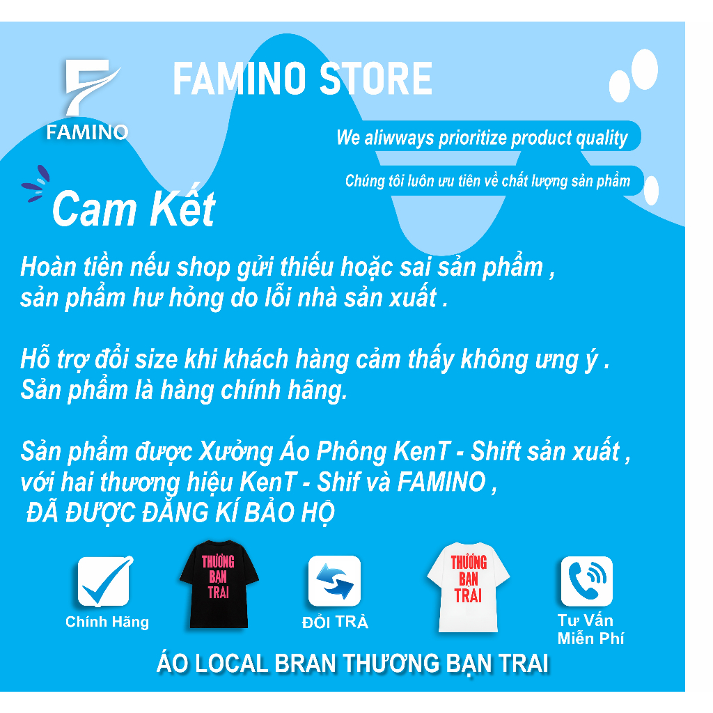 Áo Phông tay lỡ THƯƠNG BẠN TRAI Hottrend , Áo nam nữ From rộng co dãn 4 chiều - TBT FAMINO