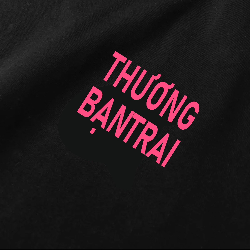 Áo Phông tay lỡ THƯƠNG BẠN TRAI Hottrend , Áo nam nữ From rộng co dãn 4 chiều - TBT FAMINO