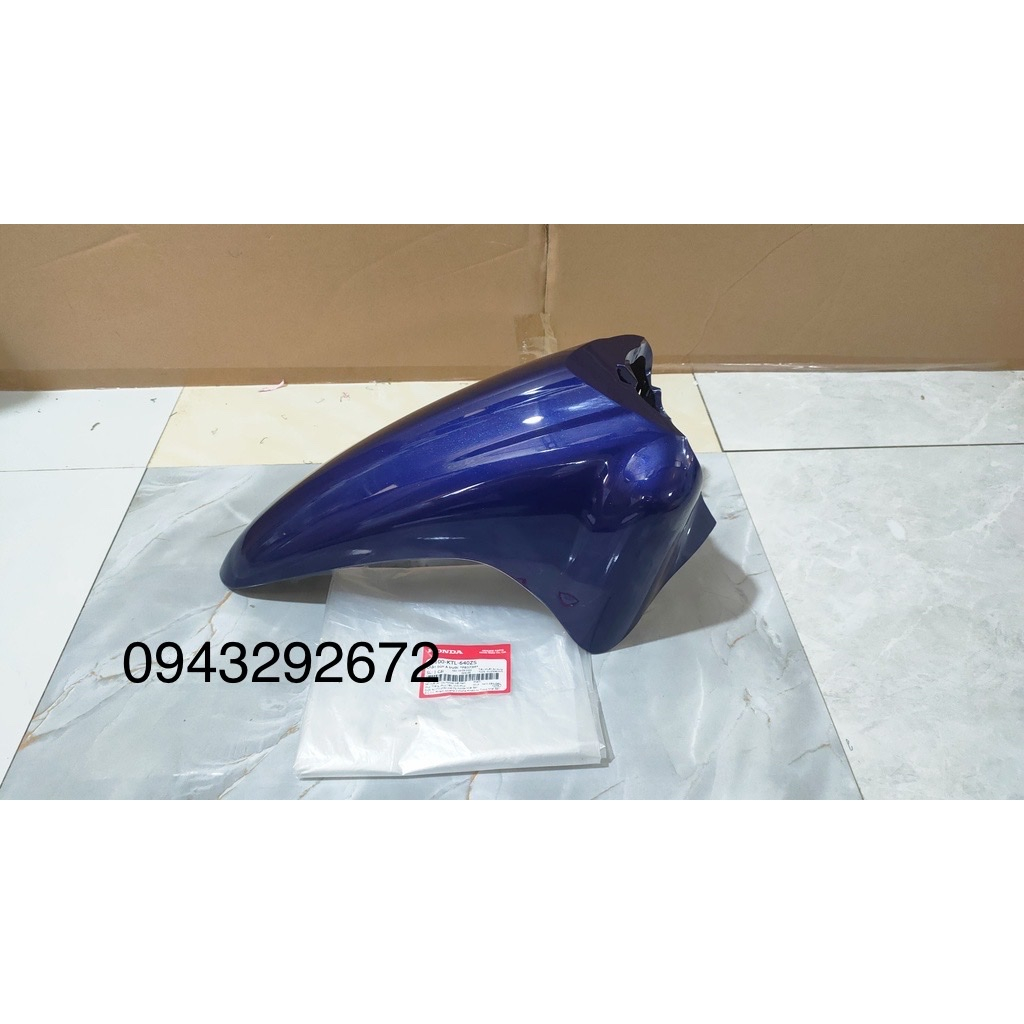 Dè (Chắn Bùn Trước) Wave S100, Rs100 Repsol (2006 > 2008) Xanh Tím *PB373M* Honda (61100KTL640ZS)
